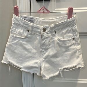Zara kids size 9 White Denim Shorts